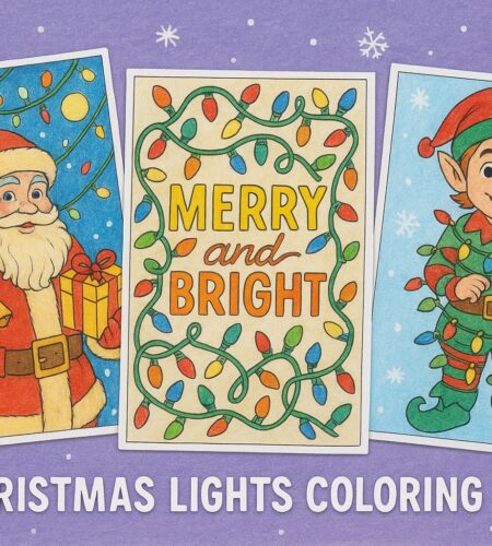 55 Free Christmas Lights Coloring Pages (Printable PDFs)