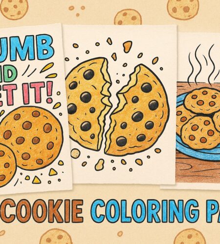 58 Free Cookie Coloring Pages (Printable PDFs)