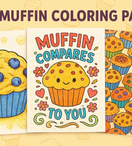 43 Free Muffin Coloring Pages (Printable PDFs)